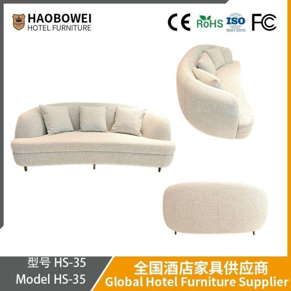 Cat′s Paw Milk Flannel Fabric Sofa, New Model for Living Room, Small-Sized,