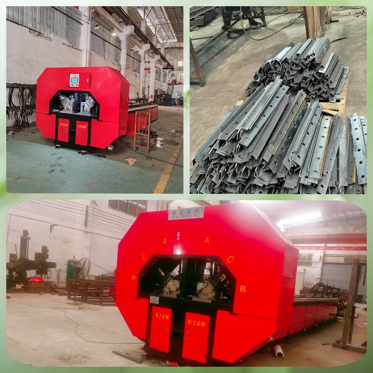 15KW Power Tower Angle Steel Punching Shearing Machine 3500kg Automatic