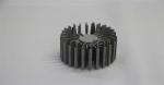 Energy Saving Round Extruded Aluminum Heatsink OEM / ODM Available