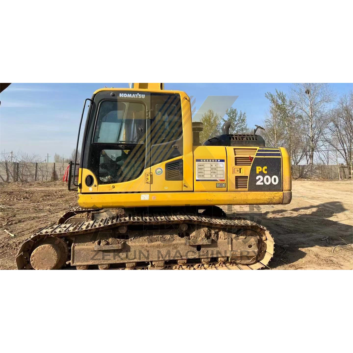 Second-Hand Komatsu 20T PC200-7 PC200-8MO Excavator In Good Price