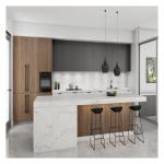 Wholesales Customized Ral Color Chart Wood Veneer Kitchen Cabinet for Modern