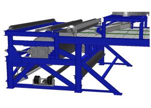 Quality Vacuum Belt Filter Press Dewatering 5M2 Belt Press For Sludge Dewatering wholesale