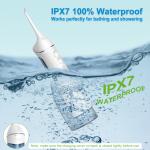 Customizable 300ml IPX7 Electric Water Flosser for Tooth Cleansing and Whitening