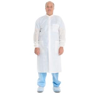 Quality Bacteria Resistant Disposable Exam Gowns Soft With Zipper Or Snaps wholesale