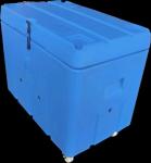 Plastic Large Dry Ice Storage Container On Wheels Chest Box Dry Ice Transport