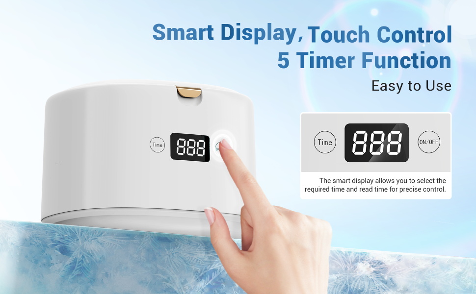 Ultrasonic Cleaner with UV LED Light for Dentures,Jewelry ,Retainer,Dental Mouth Guard,Toothbrush Head