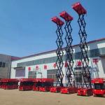 48V/4.5kw Motor Power 320kg Rated Load Hydraulic Wheel Mobile Scissor Lift