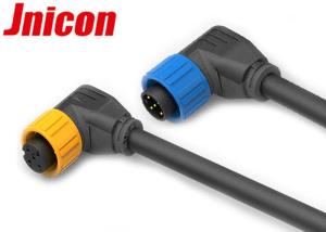 Quality Right Angle Waterproof Male Female Connector , 5 Pin Waterproof Battery Connector wholesale