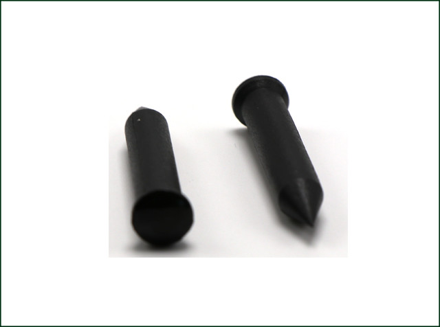 ABS HF 13.56MHz Black For Wood Identification Waterproof 40*12mm Nail Tag