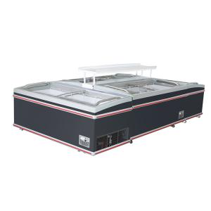 Quality commercial glass freezer glass top freezer wholesale