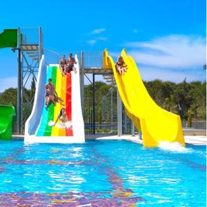 Quality Sturdy Fiberglass Big Pool Slides Residential Pool Slides Eco Friendly wholesale