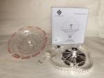 Sun flower shape candy bowl w/classic stand & elegant (2)