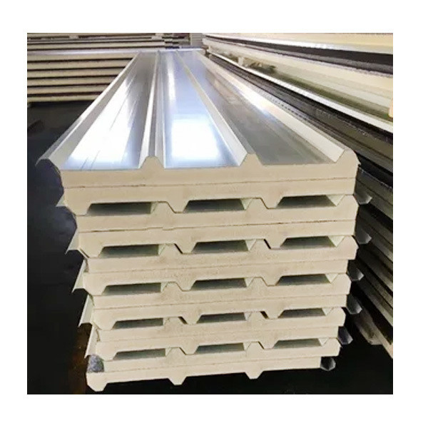 PPGI Polyurethane PPGI Structure Insulated Roofing Panels for Warehouse Construction