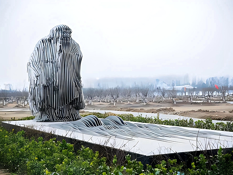 Die Cutting Printing Stainless Steel Forged Home Sculpture Decoration in Modern Design