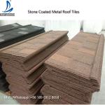Flat Style Roof Tile Roof, Step Tile Roofing Sheet, Stone Chip Coated Terracotta