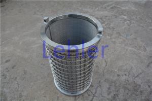 Quality Perforated Plate Pressure Screen Basket Paint / Inks / Coatings Application wholesale