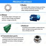 Car Shell Copper Cable Wire Iron Stainless Aluminum Cans Steel Metal Shredder