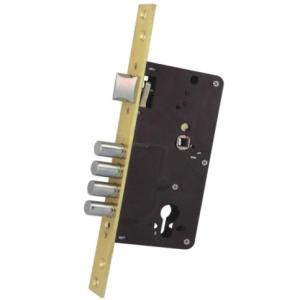 Quality Stainless Steel Mortise Lock Body With Four Rod And Cylinder Hole 50 * 70mm wholesale
