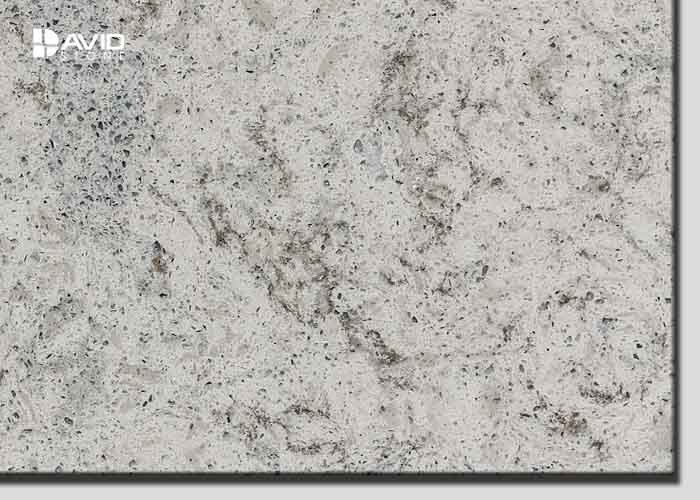 Heat Resistant Quartz Stone Vanity Top Slab High Strength OEM Design