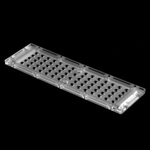 Quality PC Material Street Lamp Lens , 3030 LED Lens Waterproof With Uniform Facula wholesale