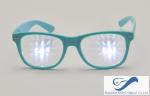 Party Plastic Frame 3D Diffraction Glasses , Durable Rainbow Prism Glasses