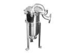 Paints and inks 150psi bag filter housing stainless steel Top entry single bag