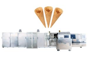 Quality Large Roller Sugar Cone Production Line For Waffle Basket 5 - 6 Gas Consumption / Hour wholesale