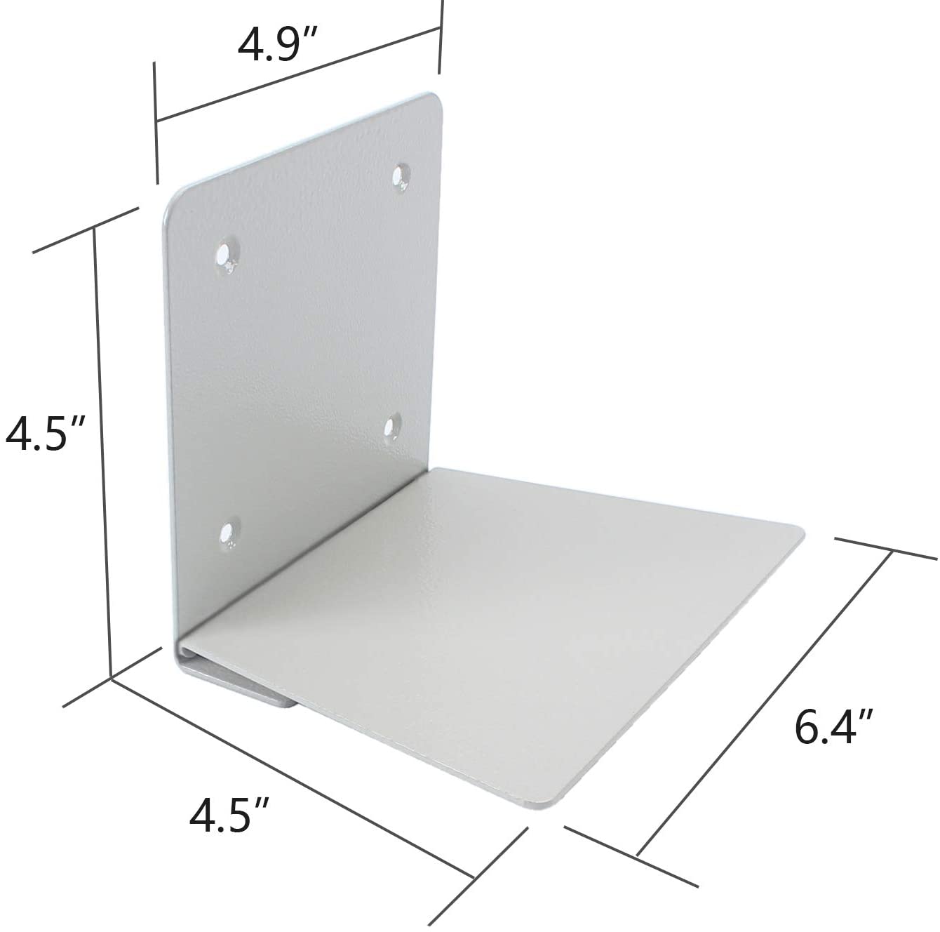 Invisible Wall Bookshelf for Customized Instruction and Single-side Bracket Structure