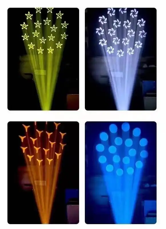 DMX512 Controlled 120W LED Wash Moving Head Laser Ring Light for Disco Party Equipment