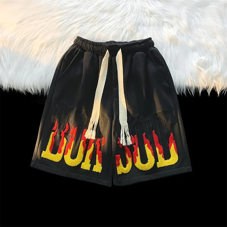Custom Straight Track Shorts Cargo Multi Pockets Men Pant for Men