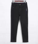 Heavy Washed Tencel Black Denim Pants 95 Percent Cotton 5 Percent Elastane