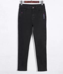 Quality Heavy Washed Tencel Black Denim Pants 95 Percent Cotton 5 Percent Elastane wholesale