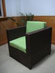 4pcs PE wicker pool furntiure