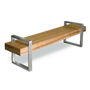 Quality ISO9001 Certificate 400mm Width Cast Iron And Wood Park Bench wholesale