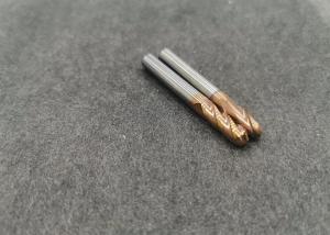 Quality HRC45/55/65 Ball Nose Tungsten Carbide End Mill ALTIN Coating For Stainless Steel wholesale