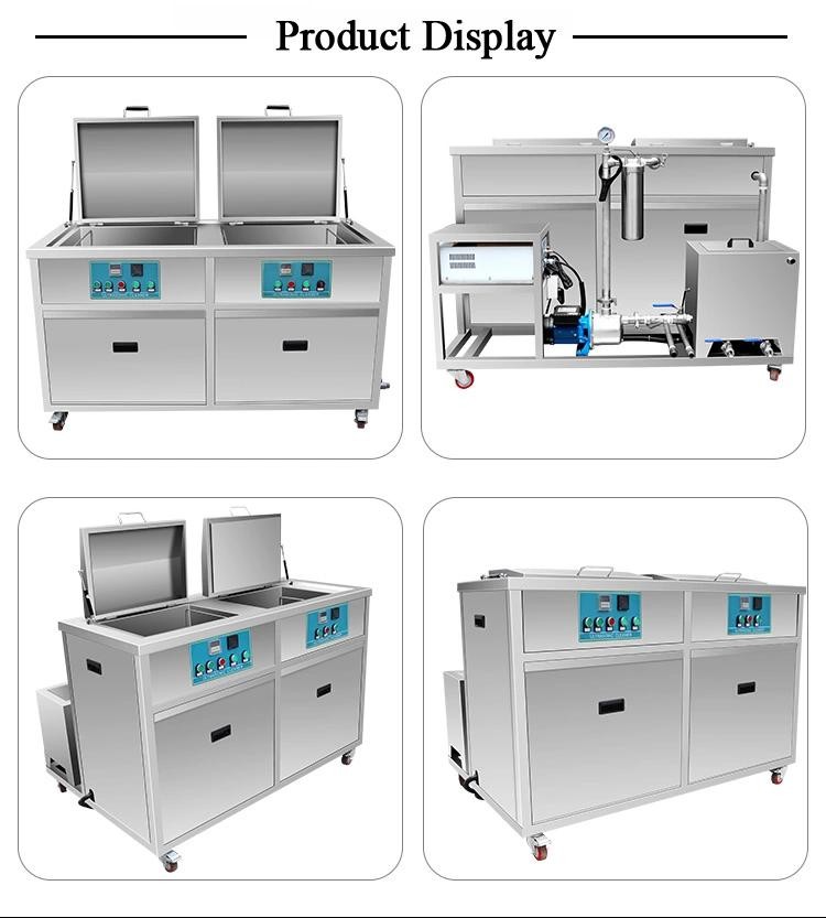 CE Stamping Parts 175L Multi Tank Ultrasonic Cleaner For Oil Removal