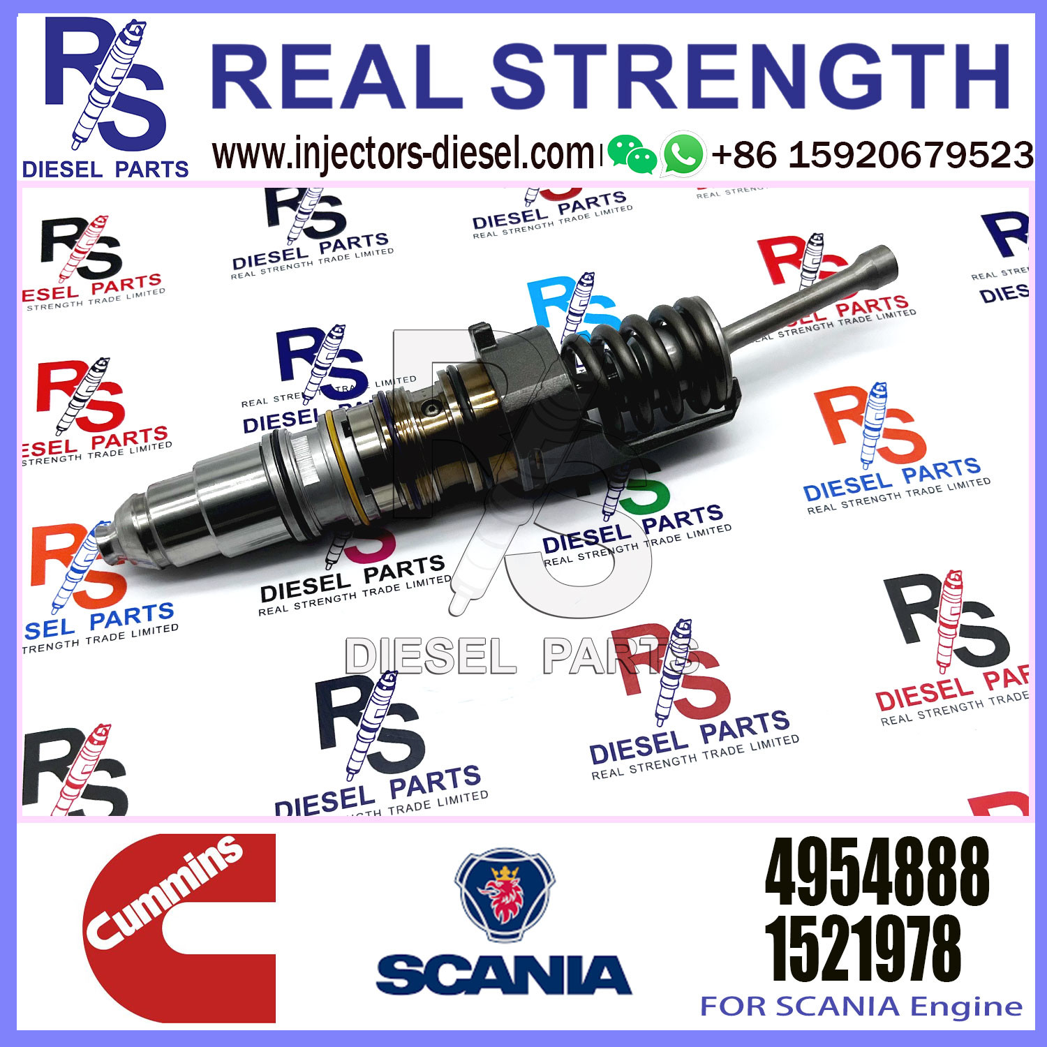 QSKX15 Fuel Injector Assembly 4062569 4928260 4088665 4088725 4954888 4928264 4954648 579261
