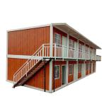 Steel Door 2 Storey Prefab Modular 3 4 Bedroom Container House