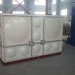 Weather Resistant FRP Water Tank Square Shape Sectional High Seismic Tolerances