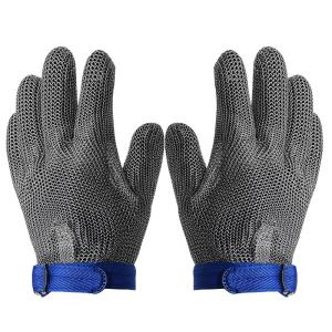 Quality Meat Processing Slaughtering Anti Cut Metal Mesh Gloves 304 SS wholesale