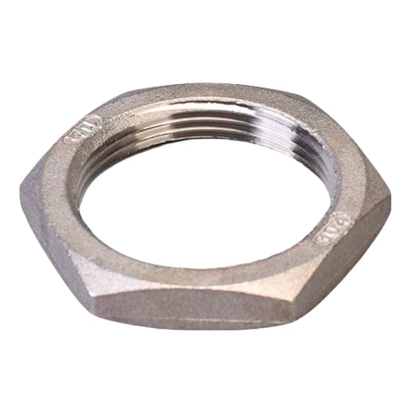 Natural Finish Stainless Steel Hex Jam Nut 5/8-18 Thin Nut for Standard Size in Imperial Measurement System