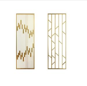 Quality Laser Cut Metal Furniture Movable Screen Room Divider Partition wholesale