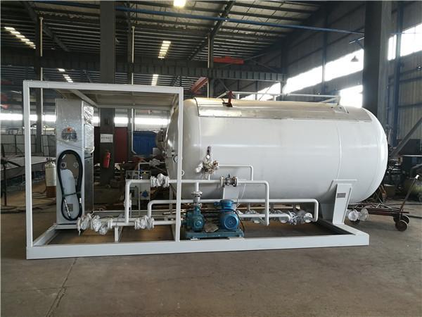 LPG Propane Butane Gas Tank , Q345R Carbon Steel Gas Filling Plant With