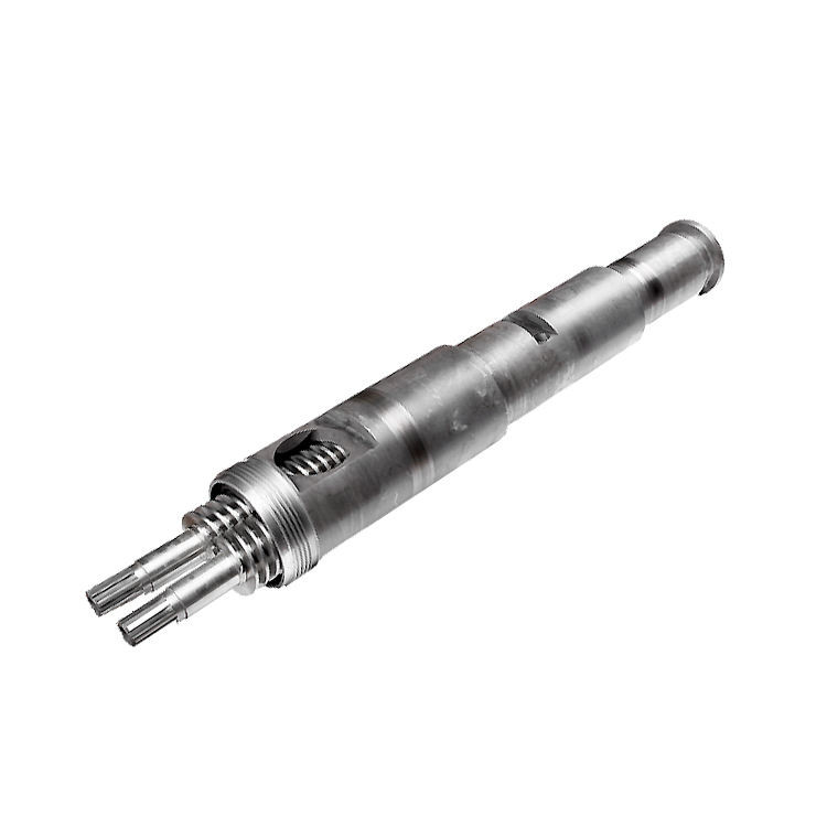 110/220 Extrusion Twin Screw For Spc Flooring Conical Twin Screw And Barrel For Pvc Extrusion