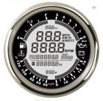 Black 85mm 16V 5 Bar Multi Function Boat Gauge Set Yacht Instrument