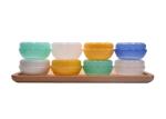 Colorful Beauty Cream Biodegradable Plastic Jars Food Grade For Cosmetics