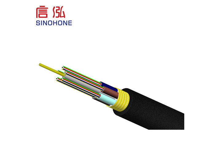 Duct Bulk Outdoor Fiber Optic Cable Anti electromagnetism Non Self Supporting
