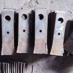 0.5kg HRC58 Hammer Mill Blade Wear Resistant Steel Hammer Mill Spare Parts