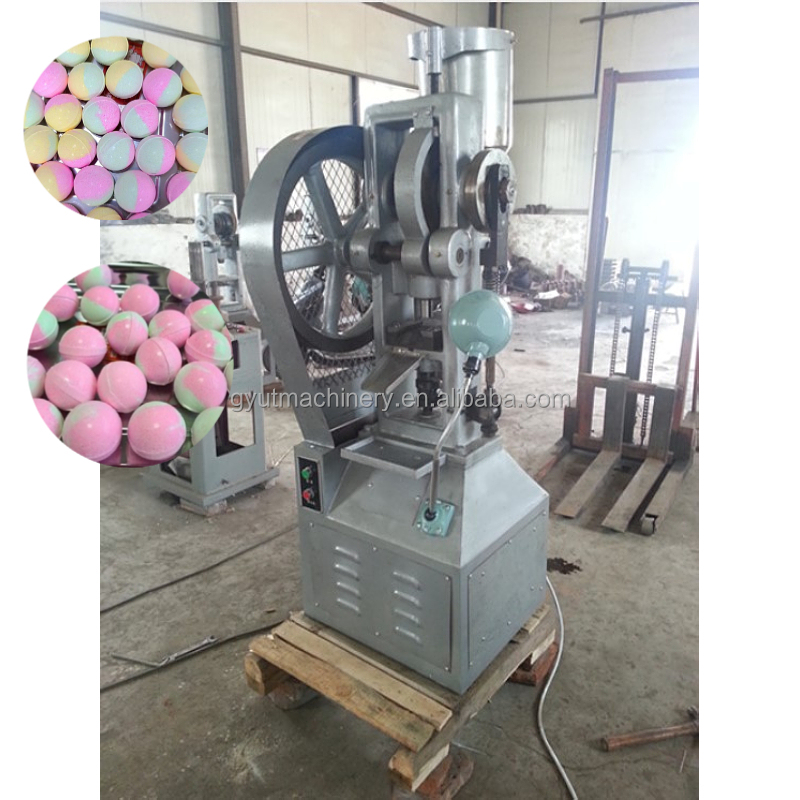 Durable Bath Bomb Press Machine with Mn65 Material Roller and 3 Interchangeable Molds