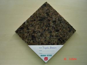 Quality Polished Granite Floor Tiles Tropic Brown Slab For Wall Flooring Tops Stairs wholesale